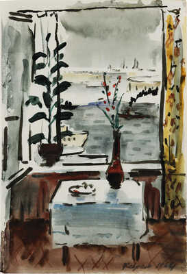 Ведерников Александр Семенович. Вид из окна. Ленинград 